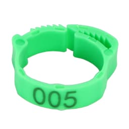 10-50PCS High-quality Chicken Foot Ring 6 Colors Numbered Identification Leg Rings Clip for Poultry Chickens Ducks Geese Parrot
