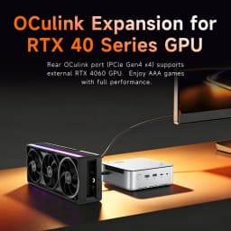 KTHIN K8 Mini PC R7 H255 4.9GHz WIFI6 BT5.2 Mini Computer DDR5 5600MHz PCIe4.0 SSD 2.5G LAN Dual USB4.0 Mini Computer/ OpenClaw