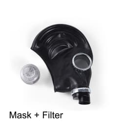 New 64 Type Multipurpose Black Gas Full Mask Respirator Painting Spray Pesticide Natural Rubber Mask Chemical Prevention Mask