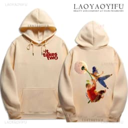 Men Women Game Long Sleeve It Takes Two Hoodie Hoody Girlfriend Boyfriend Couple Clothes Kodi Xiaomei Wife Husband Gifts Hoody