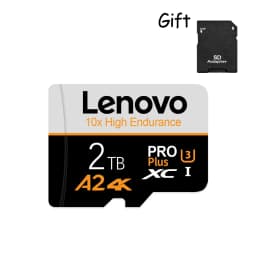 Lenovo High Speed SD Memory Card 512GB 4K Full HD Micro Video Card Compatible with Phone GoPro Action Camera 128GB 256GB SD Card