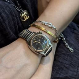 Classic Style Elastic Spring Strap Watch with Large Digital Quartz Watch for Men and Women, Father Mother's Day Gift Watch