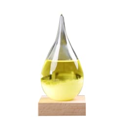 Crystal Transparent Storm Glass Bottle Barometer Bottles Weather Forecast Stylish Desktop Water Drop Weather Station Gift Decor