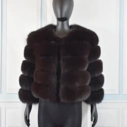 Style Real Fur Coat 100% Natural Fur Jacket Female Winter Warm Leather Fox Fur Coat High Quality Fur Vest
