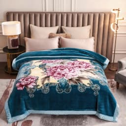 New Warm Weighted Blankets for Beds High End Thicken Warmth Raschel Blanket for Winter Autumn Double Side Plush Comforter Quilt