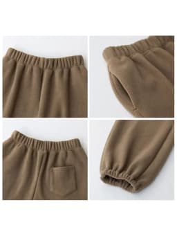 CHIC VEN Women's Pant Loose Casual New High Waist Fleece Pant Thick Plush Warm Female Sports Trousers Autumn Winter 2023