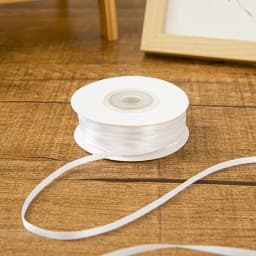 50 Yard Wide 0.3cm 3MM Thin Fine Ribbon Satin for Gift Packing Wraping DIY Handmade Bow Rope Material Jewelry Making Findings