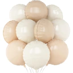 20/10/5Pcs Metallic Round Foil Balloons 18inch Rose Gold Silver Round Balloons Helium Air Globos for Birthday Wedding Xmas Decor