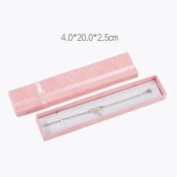 Paper Necklace Jewelry Box High-grade Gift Packaging Box Long Chain Bracelet Storage Box Jewelry Organizer Case Wholesale Joyero