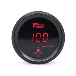 52mm Boost Gauge/Water Temp/Oil Temp/Oil Press/Voltage/Tachometer Gauge Digital Red LED Black Case