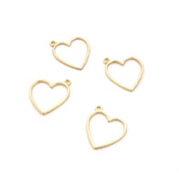 50pcs Mixed Star Moon Heart Earring Charm Metal Mold For Jewelry Making Diy Accessories Supplies Bracelet Pendant Wholesale