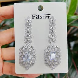GODKI 2026 Luxury Trendy Link Chain Long Drop Earrings Cubic Zircon Earrings For Women Drop Earrings Brincos Fashion Jewelry