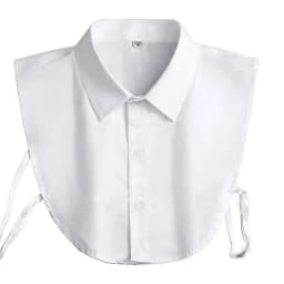 Fake Collar Universal Fake Collar For Men And Women Shirts Dickey Half False Blouse Dickey Tops Solid Color Easy Match Business