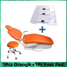 1Pcs Dental Chair Cover Unit PU Leather Elastic Waterproof Protective Case Seat Chair Cover Dental Chair Mat Foot Pad Dentistry