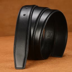 Belts Without Buckle 2.4 2.8 3.0 3.5 3.8cm Width Brand Pin Buckle Black Genuine Leather Men's Belts Body No Buckle Strap
