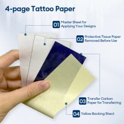 2Inch Tattoo Paper 50mm Mini Tattoo Transfer Papers For C50 Mini Portable Thermal Printer Stencil Transfer Paper Template Copier