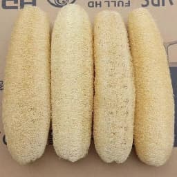 Natural Bath Loofah Exfoliating Body Sponge with Rope Loofah Scrubber for Skin Care Spa Shower Body Bath Brush Kitchen Cleaning