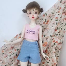 No Doll New 30/45/60cm Doll's Clothes for 1/3 1/4 1/6 Bjd Doll T-shirt Diy Girl Toys Dress Up Doll Accessories