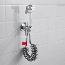 Brass Vintage Spray Gun Kitchen Pull-Out Flush Head Bathroom Toilet Companion Booster Flusher 9285K
