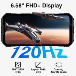 DOOGEE V Max Plus 5G Rugged Phone 6.58" Dimensity 7050 16GB+512GB Lighting Effects 22000mAh Battery 200MP AI Camera Cell Phone