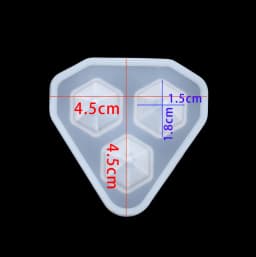 1pcs 3D Diamond Shape Necklace Pendant DIY Epoxy Tools Jewelry Accessorie Epoxy Silicone Resin Mould For Jewelry Accessories