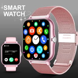 [Smart Watch, Wireless] Wireless Men'S And Women'S Smart Watch, 1.83-Inch Full Screen Touch, Dialing/Answering Calls, Pedometer