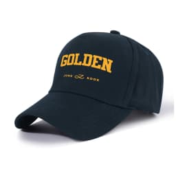 Kpop JUNGKOOK Athletic Baseball Cap JK Jung Kook GOLDEN Adjustable Size Graphic Print Ponytail Women's Hats Gorras Para Hombres