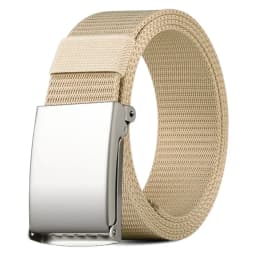 Men Female Belts Military Nylon Adjustable Belt Men Outdoor Travel Tactical Waist Belt with Plastic Buckle for Pants
