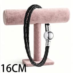 2026 New 925 Silver Double Leather Rope Women's Logo Love Heart Butterfly Bracelet Display Tool Exquisite DIY Charm Jewelry