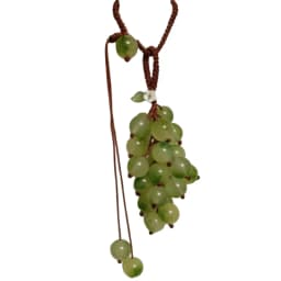1-Pcs Handmade Grape Keychain - Summer Boho Bag Charm Small Fresh Fruit Pendant Women's Bag Decoration〔CC88〕