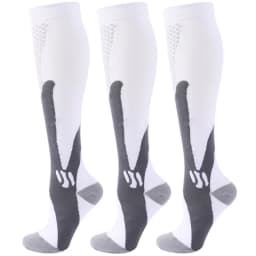2/3/4 Pairs Running Men Compression Socks Fit Varicose Veins Football Soccer Stockings 30 Mmhg Atheletic Men Women Sports Socks