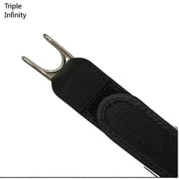 2026 Novel Elastic Invisible Belt For Men Black Stretch Waist Belts With Metal Hook Outdoor Work Pants Belt Buckleless