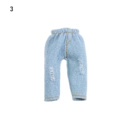 Bjd Doll Clothes 1/12 Fashion Chain Pants Rivet Hoodies PU Trousers Tops Jacket Obitsu11 Ob11 Doll Clothes Accessories Toys
