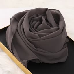 2025 Muslim Hijab Scarf With Zipper Plain Bubble Chiffon Ready to Wear Veiled Hijab Wrap Solid Shawls Headscarf Turban Ramadan