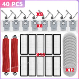 Fit For Roborock QR 798/ QR 598/ QV 35A/ QV 35S/ Qrevo L/ Qrevo L Pro/ Qrevo S Pro Parts Main Side Brush Filter Mop Cloth Bag