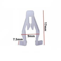 Car U-type Center Console Dashboard Sound Radio CD DVD Navigation Panel Plastic Fasteners Clips Rivet Auto Snap Buckle