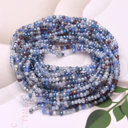 New Mixed AB color 2mm Czech crystal Glass Beads Rondelle Faceted Crystal Beads Needlework Loose Spacer Beads for Jewelry Making