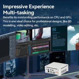 Newest Intel Core 13th Gen Mini PC I5-1340P/i7-1355U Intel Iris X Win11 12Core 16Threads WiFi6 DDR5 Type-C 3 Screen Outputs