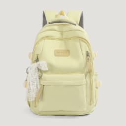 New Female High Capacity Waterproof College Backpack With Lace Pendant Trendy Women Laptop School Bags Cute Girl Travel Book Bag