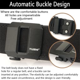 TUSHI New Army Tactical Belt Quick Release Military Airsoft Training Molle Belt Outdoor Shooting Hiking Hunting Sports Gun Belt