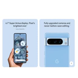 Google Pixel 8 Pro 5G 12GB RAM 128GB ROM 6.7" LTPO OLED NFC Google Tensor G3 Octa Core Unlocked Original Cell Phone