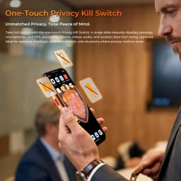 OUKITEL WP500 5G Rugged Smartphone, 6.78'' FHD+ Display, 36GB RAM(12GB +24GB ) + 1TB Storage, 10000mAh Large Battery, Ultra Bright Camping Light, 108MP Main Camera, Android 16, One-Touch Privacy Kill Switch, 45W, Gemini AI Industrial Outdoor Mobile Phone