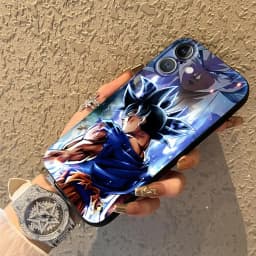 Case for iPhone XS Max XR 13 12 11 17 Pro Max 7 8 15 16 14 Plus 17Air Black Soft Phone Cover Dragon Ball Z Universe Goku