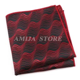 High Grade Handkerchief Man Jacquard Water Ripples Constellation Paisley Christmas's Day Party Pocket Square Handkerchiefs Suit