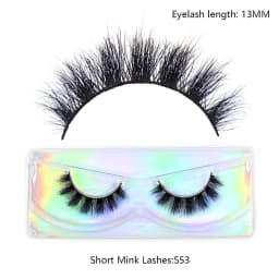 Half Lashes Strip Eyelashes Natural Soft Wispy False Eyelashes Natural Mink Lashes For Daily Makeup Eyelash Extension Fake Lashe