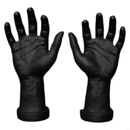 2pcs Realistic Mannequin Hands Accessory for Nail Practice and Store Displays X3UD
