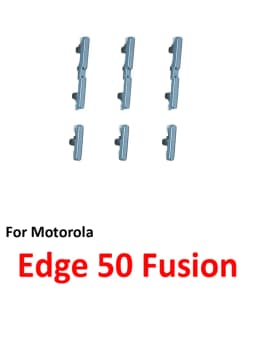 Phone Power Volume Button For Motorola Moto Edge 50 Fusion New On Off Up Down Key Internal Flex Cable Repair Parts Blue