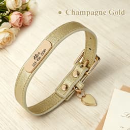 Personalized PU Leather Dog Collar Free Custom Dog Name Collars Pet Puppy Necklace With Cute Tag Soft For Small Medium Dogs Cats
