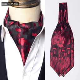 Luxury Mens Vintage Polka Dot Ascot Tie Wedding Formal Cravat Scrunch Self British Gentleman Polyester Paisley Retro Neckties