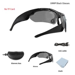 4K HD Smart Glasses Camera Mini Eyewear Camcorder for Outdoor Cycling Driving Video Recordings
